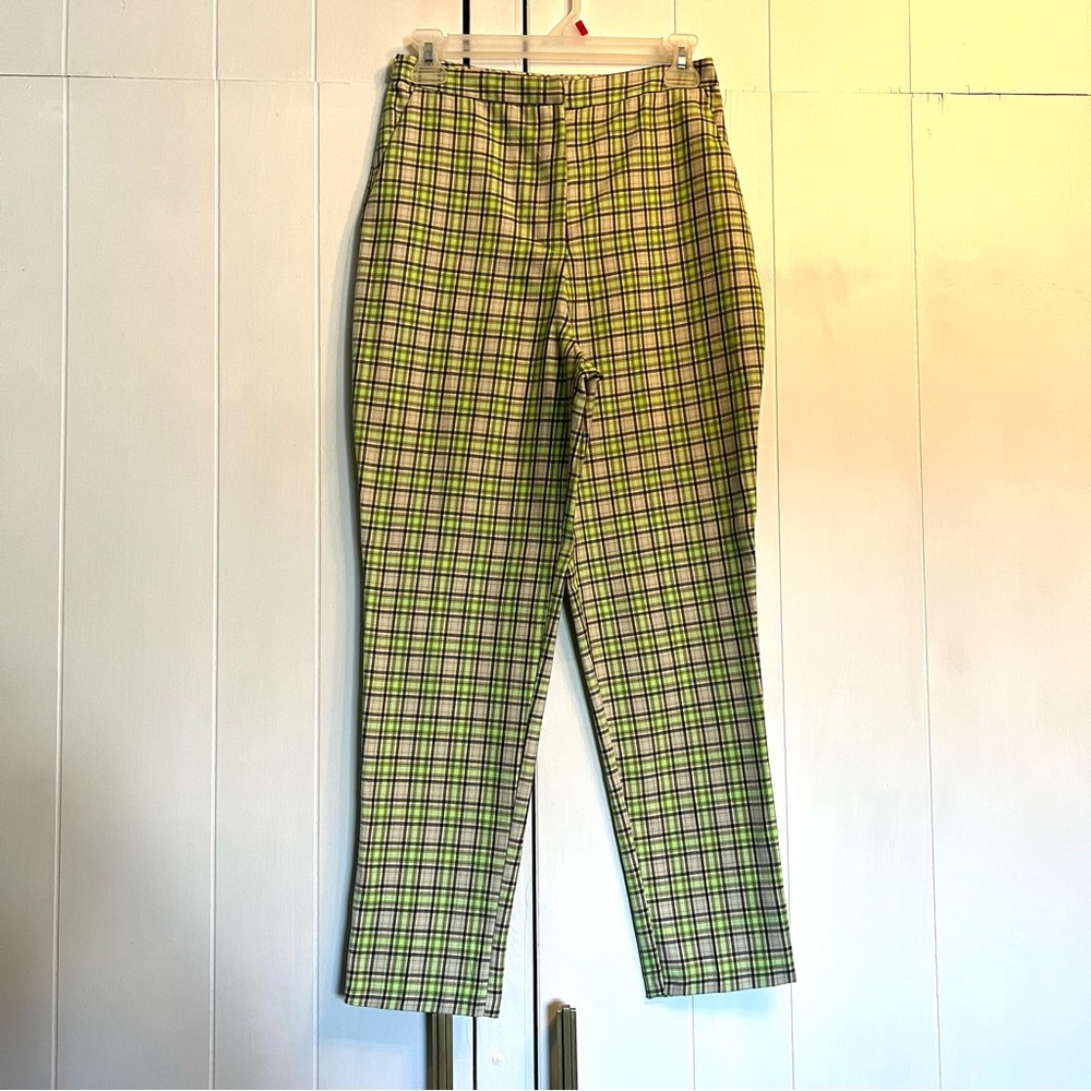 ASOS Green Plaid Pants